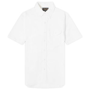 Beams Plus Button Down Short Sleeve Oxford Shirt