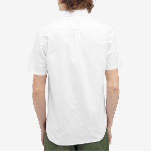 Beams Plus Button Down Short Sleeve Oxford Shirt