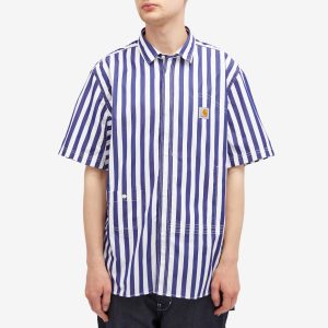 Junya Watanabe MAN x Carhartt WIP Stripe Short Sleeve Shirt