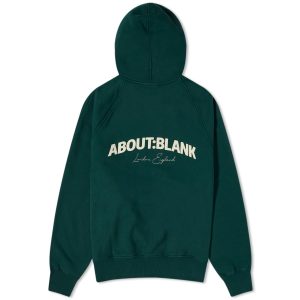 about:blank Arched Logo Raglan Hoodie