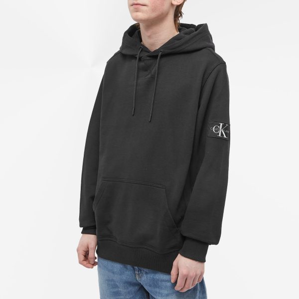 Calvin Klein Monogram Sleeve Badge Hoodie