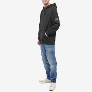 Calvin Klein Monogram Sleeve Badge Hoodie