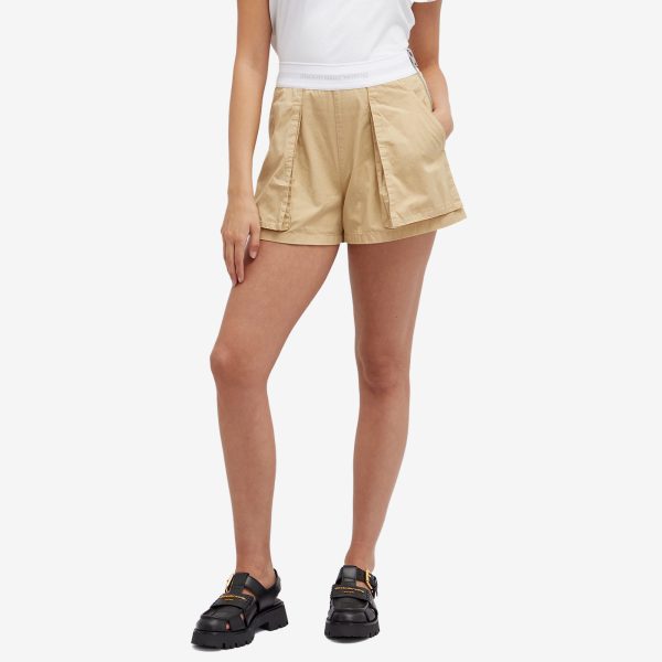 Alexander Wang High Waisted Cargo Rave Shorts