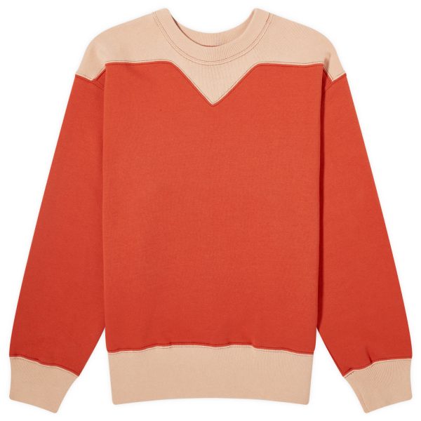 Beams Boy Two Tone Crew Sweat