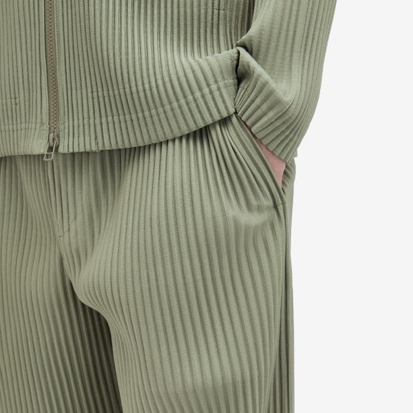 Homme Plissé Issey Miyake Pleated Straight Leg Trousers