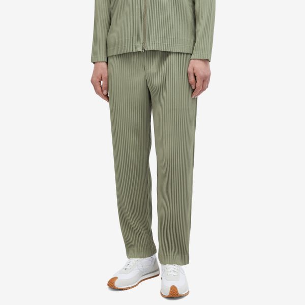 Homme Plissé Issey Miyake Pleated Straight Leg Trousers