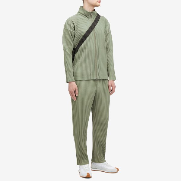 Homme Plissé Issey Miyake Pleated Straight Leg Trousers