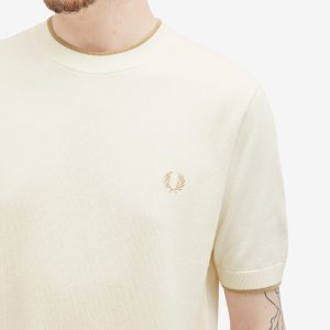 Fred Perry Textured Knit T-Shirt