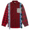 Needles 7 Cuts Wide Flannel Shirt