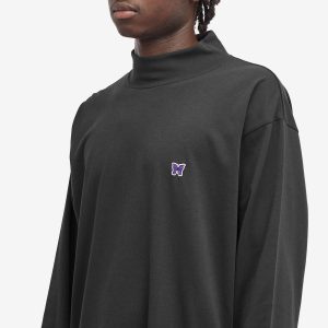 Needles Long Sleeve Mock Neck T-Shirt