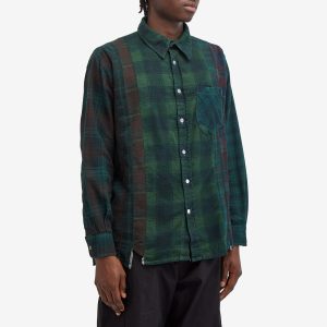 Needles 7 Cuts Over Dyed Flannel Shirt