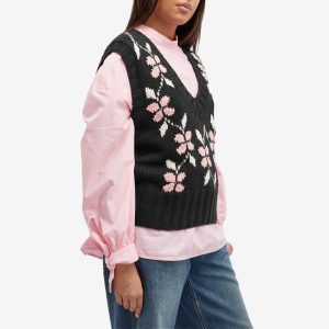 YMC Heidi Knit Flower Vest