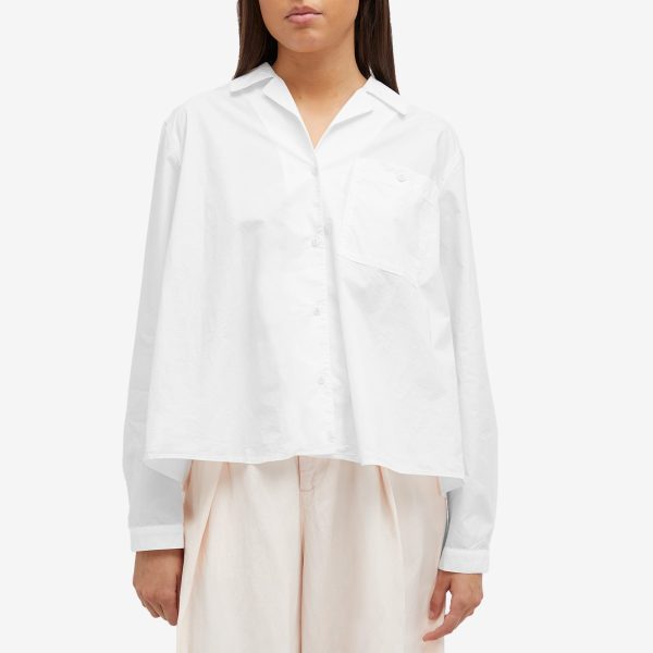 YMC Annie Pleated Back Shirt