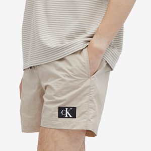 Calvin Klein Monogram Logo Nylon Swim Shorts