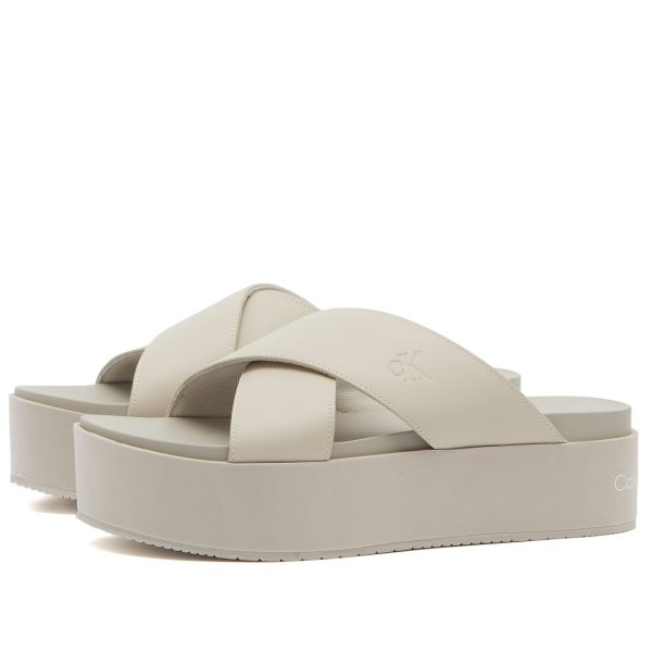 Calvin Klein Crossover Flatform Slider