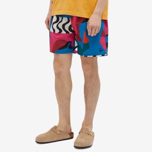 By Parra Distorted Water Swim Shorts