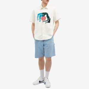 By Parra Yoga Balled Short Sleeve Shirt