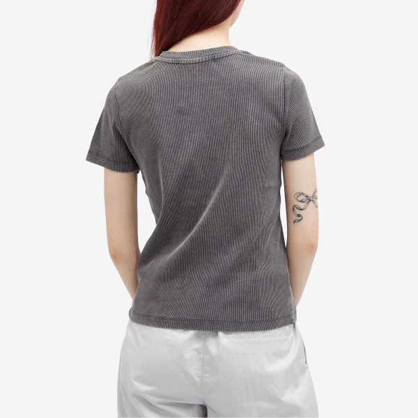 Calvin Klein Label Washed Rib Slim T-Shirt