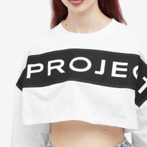 Y/Project Scrunched Logo Long Sleeve Tank Top