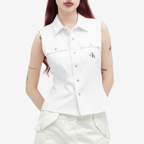 Calvin Klein Sheen Milano Sleeveless Shirt