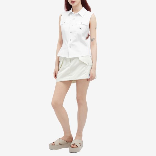 Calvin Klein Sheen Milano Sleeveless Shirt