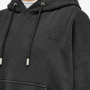 Off-White Eyelet Diagonal Popover Hoodie