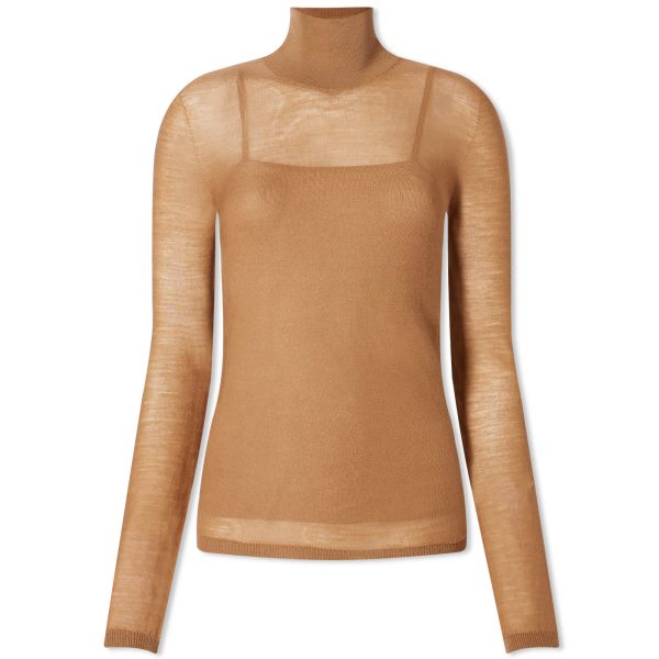 Max Mara Zagara Sheer High Kneck Jumper