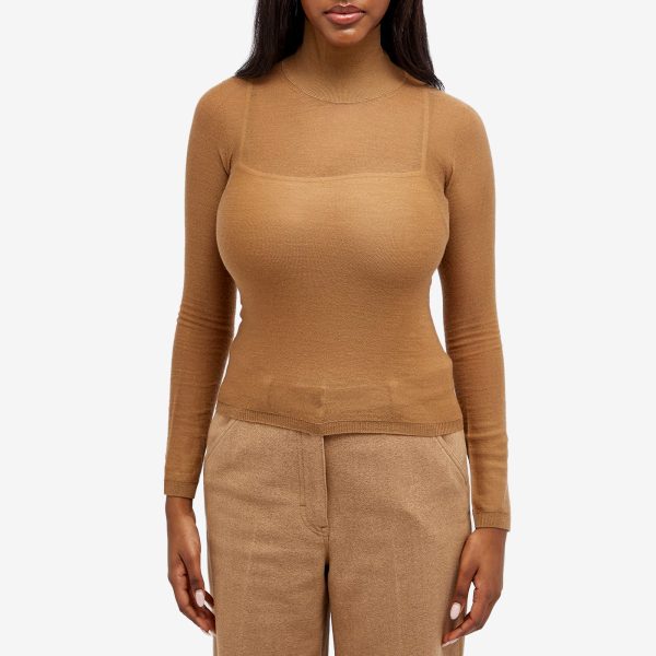 Max Mara Zagara Sheer High Kneck Jumper