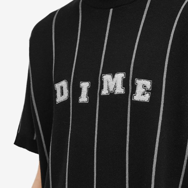 Dime Striped Short Sleeve Knit