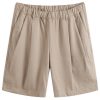 Dime Pleated Twill Shorts