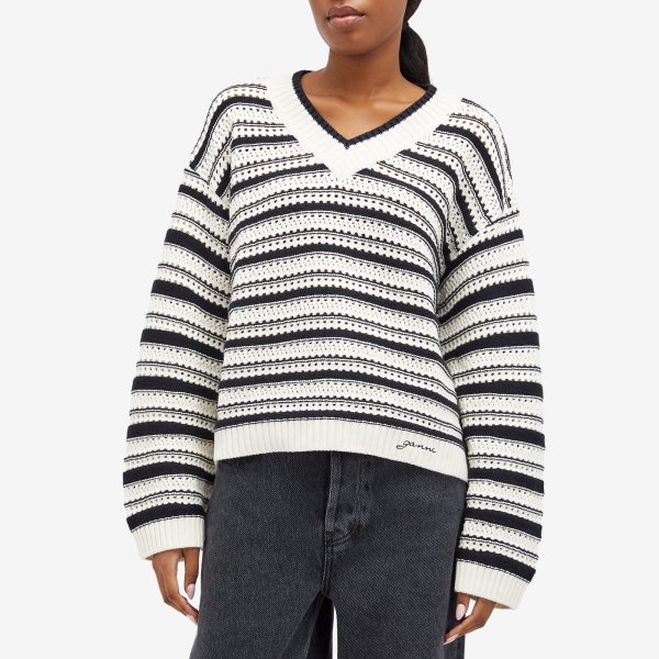 GANNI V -Neck Jumper