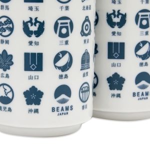BEAMS JAPAN Todofuken Ceramic Cup - Set of 2