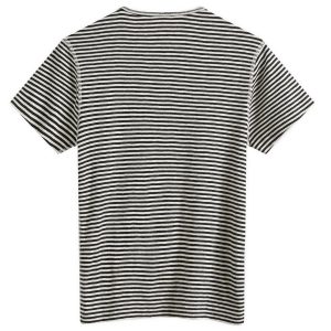 Nudie Eve Stripe Slub T-Shirt