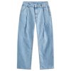 Uniform Bridge Wide One Tuck Denim Jeans