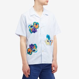 Paul Smith Painted Flower Stripe Vacation Shirt