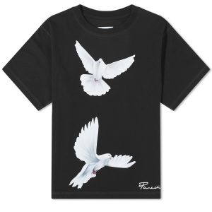 3.Paradis Freedom Doves Cropped T-Shirt