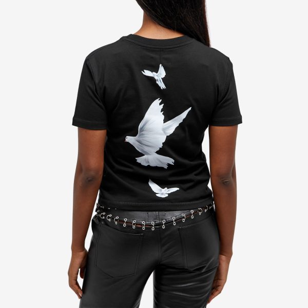 3.Paradis Freedom Doves Cropped T-Shirt