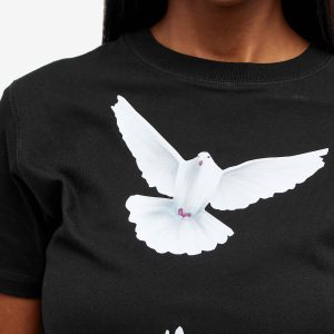 3.Paradis Freedom Doves Cropped T-Shirt