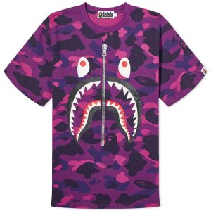 A Bathing Ape Color Camo Shark T-Shirt