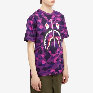 A Bathing Ape Color Camo Shark T-Shirt