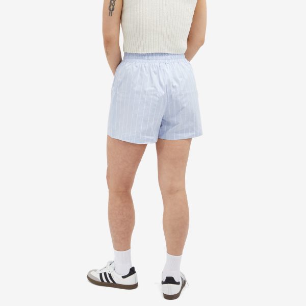 Good American Stripe Weekend Shorts