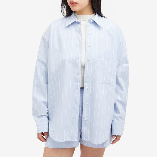 Good American Oversized Stripe Shirt