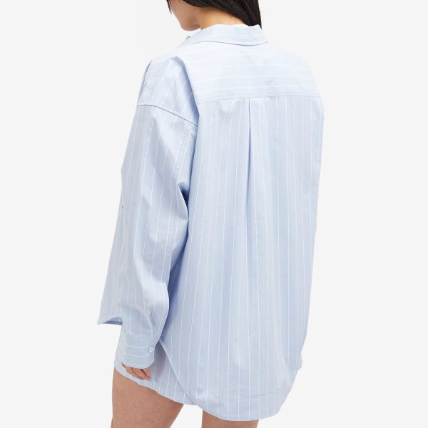 Good American Oversized Stripe Shirt