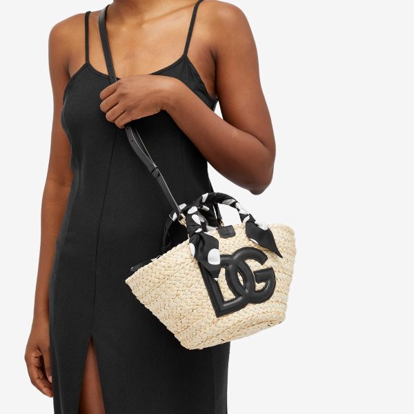 Dolce & Gabbana Large Raffia Bag