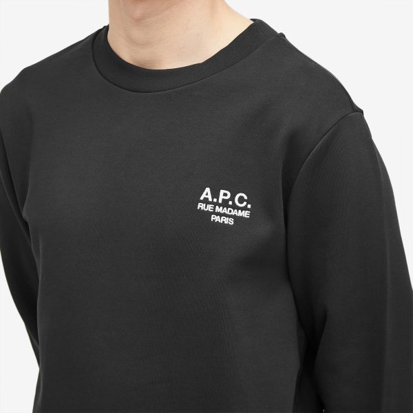 A.P.C. Rue Madame Logo Crew Sweat