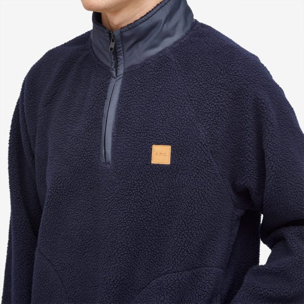 A.P.C. Island Half Zip Sherpa Fleece