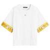 Dolce & Gabbana Jersey T-shirt with Contrast Sleeve