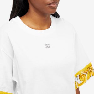 Dolce & Gabbana Jersey T-shirt with Contrast Sleeve