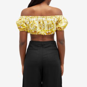 Dolce & Gabbana Poplin Crop Top