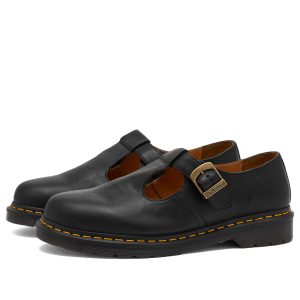 Dr. Martens T-Bar Shoe Black Regency Calf